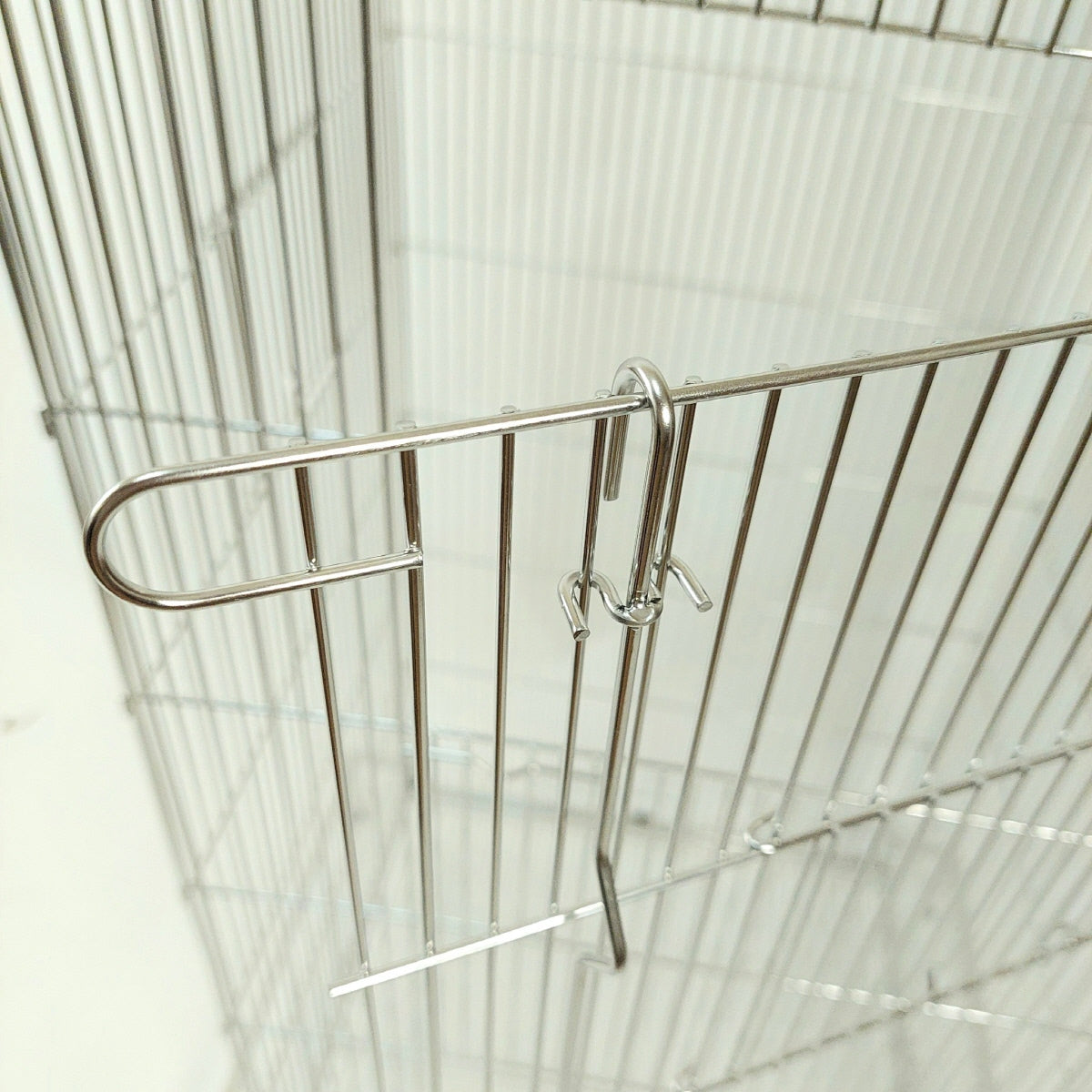 58X91cm,日本初,新聞紙1枚抜けば掃除完了「ステンレス10秒ケージ 」特許拾得の大きい鳥ケージ, おしゃれな大型ケージ,掃除しやすい,オカメインコ,ウロコインコ,コザクラインコ