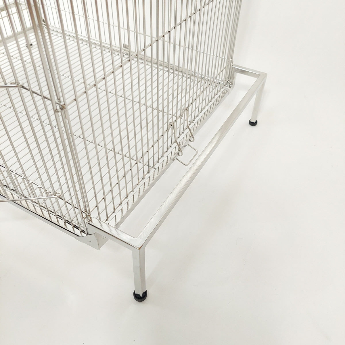 58X91cm,日本初,新聞紙1枚抜けば掃除完了「ステンレス10秒ケージ 」特許拾得の大きい鳥ケージ, おしゃれな大型ケージ,掃除しやすい,オカメインコ,ウロコインコ,コザクラインコ