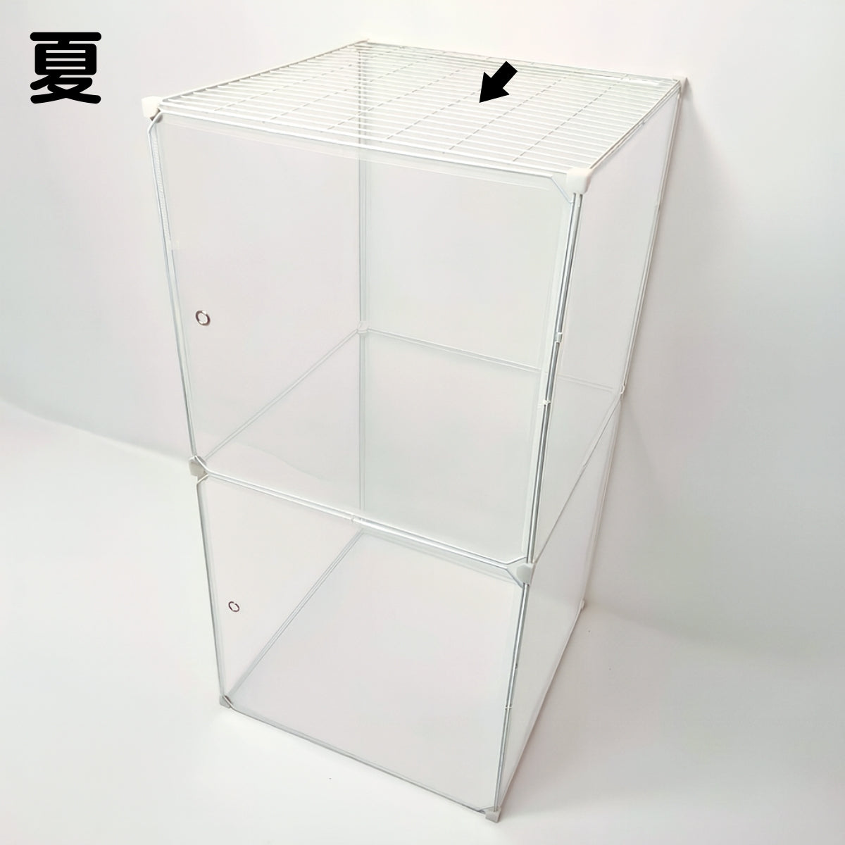 オールシーズン使用OK! インコケージの温湿度管理ケース「10得快適保くん」121X62X62cm(アクリルケージの代用)インコカバー、鳥カバー、インコヒーター用