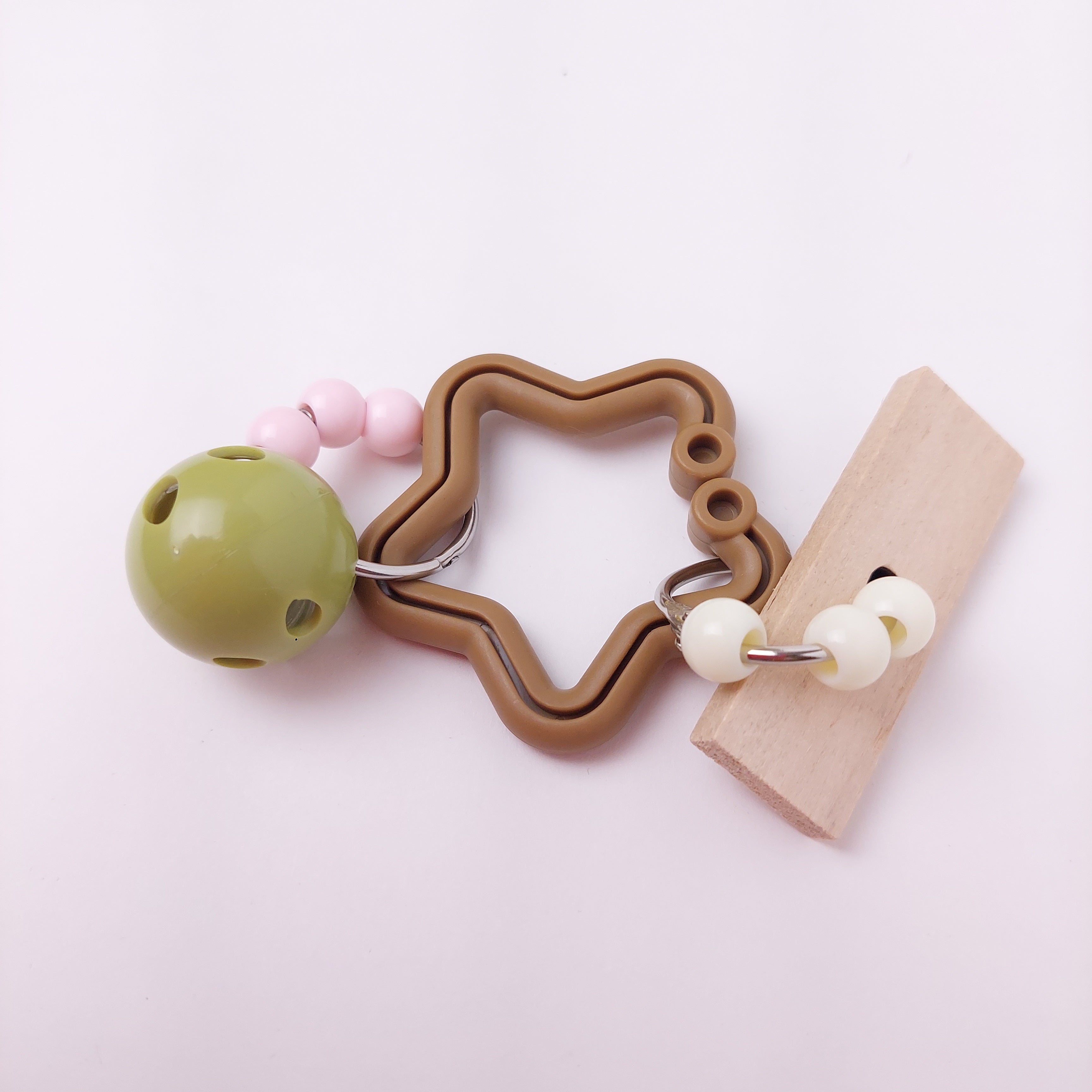 【高品質・コスパ最強】ステンレス&無毒性素材・100均価格で何度も手作りOK・人気鳥おもちゃ「瞬間差し込みリングSET」(セキセイインコおもちゃ)
