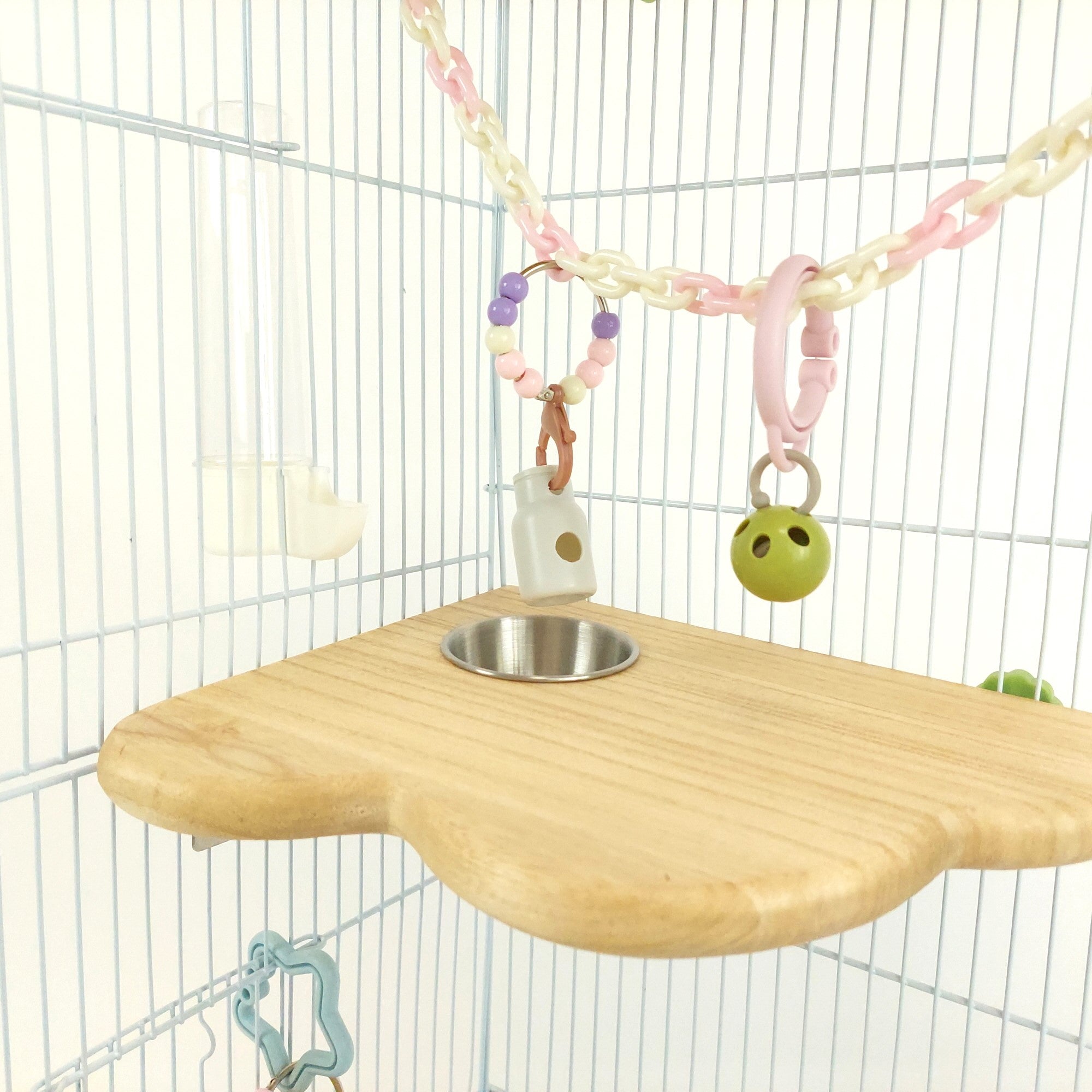 【高品質・安全】インコおもちゃを100均価格で作り放題「エンドレス・ヒーリング SET」(ステンレス,人間の子ども用ハードプラスチックONLY) 鳥おもちゃ