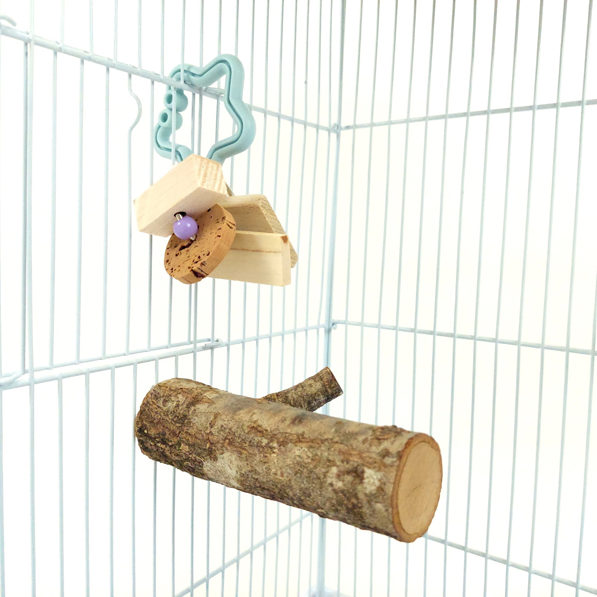 【高品質・安全】インコおもちゃを100均価格で作り放題「エンドレス・ヒーリング SET」(ステンレス,人間の子ども用ハードプラスチックONLY) 鳥おもちゃ