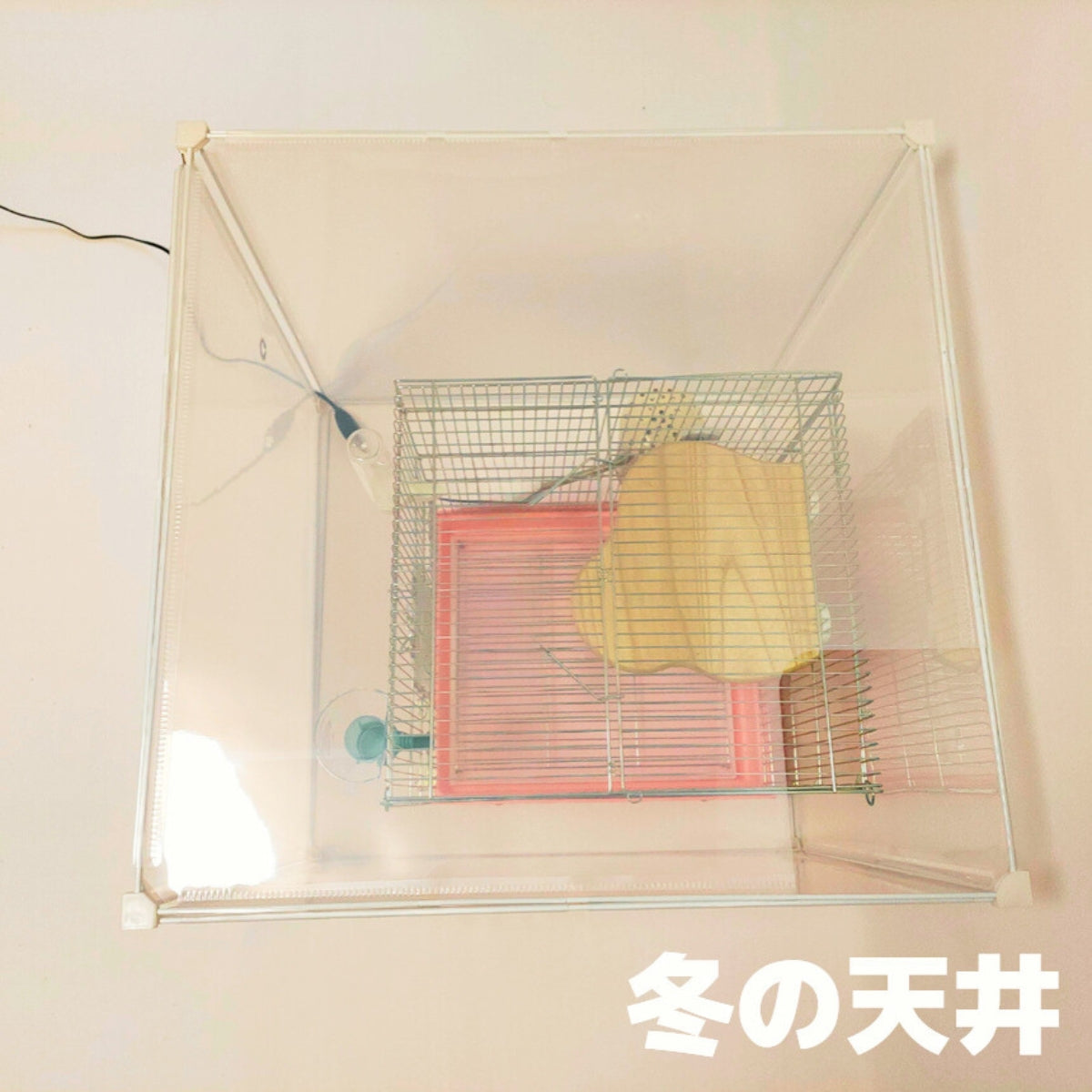 冬もポカポカに！インコケージの温湿度管理ケース,インコケージカバー