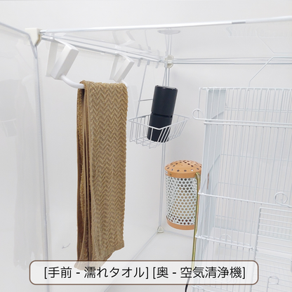 送料無料、プレゼント2点付き、鳥ケージカバー「冬限定セット」快適保くん＋電気代守くん (インコケージ用 保温用品 )