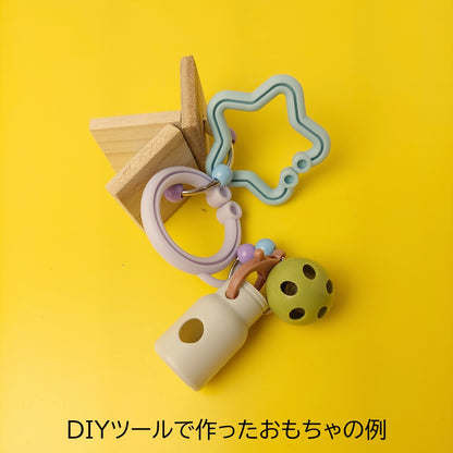 【4個】無毒性安全インコおもちゃ,かじり木パーツ「ガジガジウッドチップ」