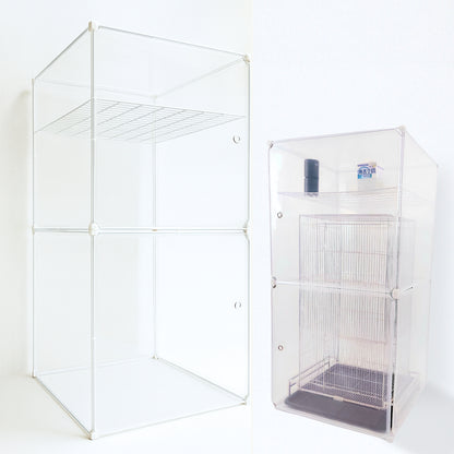 オールシーズン使用OK! インコケージの温湿度管理ケース「10得快適保くん」121X62X62cm（アクリルケージの代用）インコカバー、鳥カバー