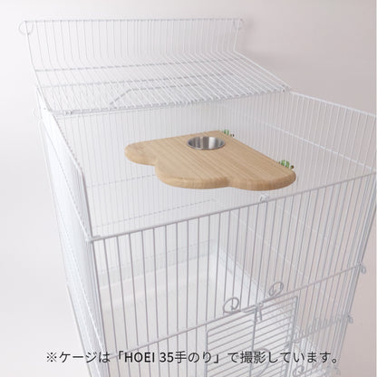 【天然,安心,防水】インコの足が疲れないウッドステージ「洗ピカリラックスゾーン」（ウッドステップ）